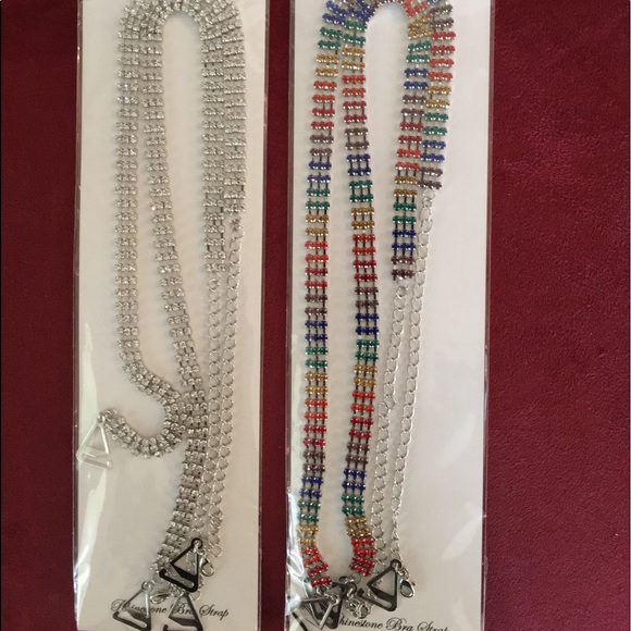 Unique Accessory!! Rhinestone Bra Straps - Picture 2 of 7
